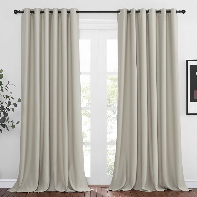 NICETOWN Room Darkening Grommet Curtain Panels by NICETOWN