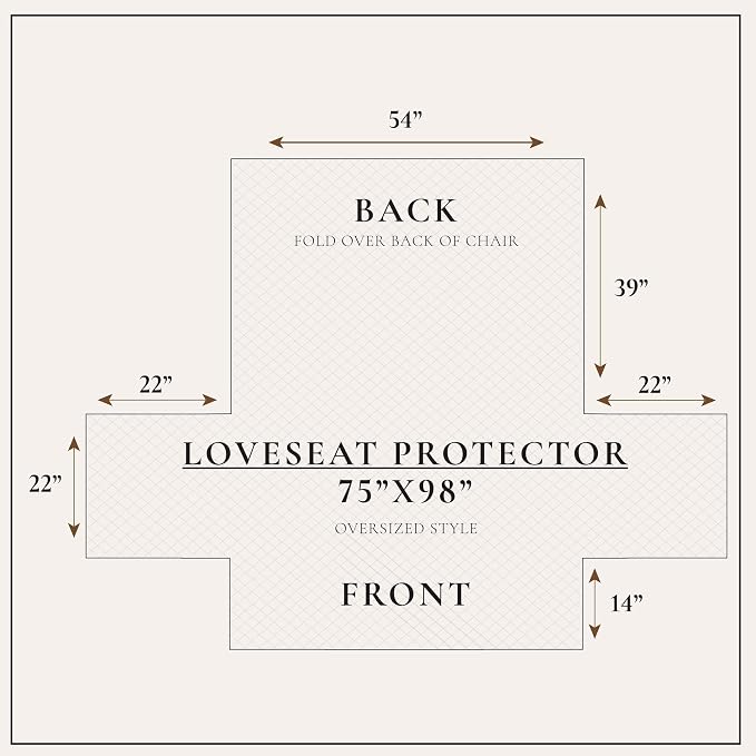 Great Bay Home Reversible Patchwork Loveseat Cover - Image 3