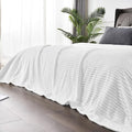 BEDELITE Fleece Blanket King Size – 3D Ribbed Jacquard Soft and Warm Decorative by BEDELITE