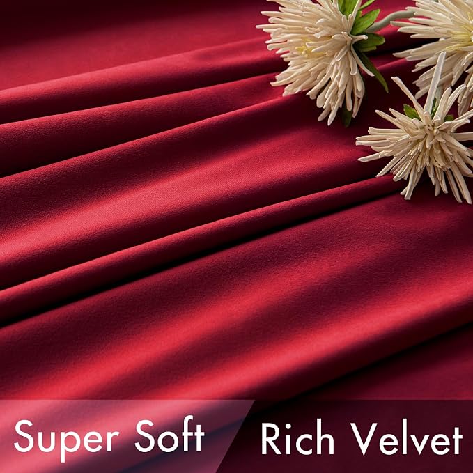MIULEE Velvet Curtains 108 inches Long - Image 3