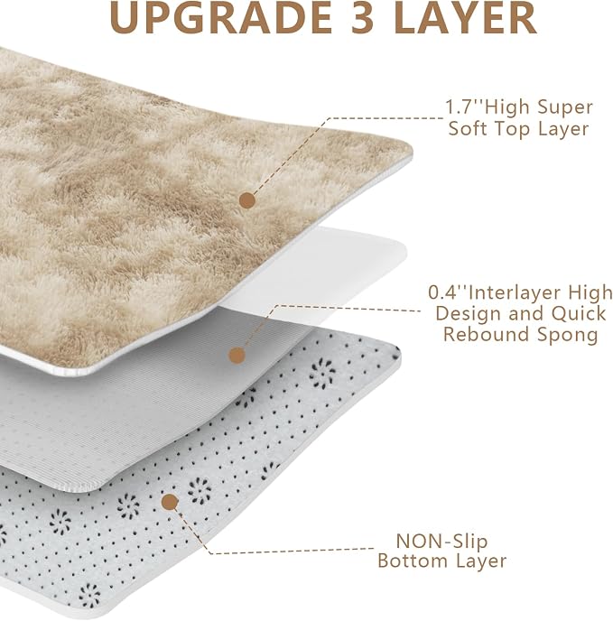 9X12 Large Area Rugs for Living Room Bedroom, Big Shag Rug for Bedroom Dorm - Image 6