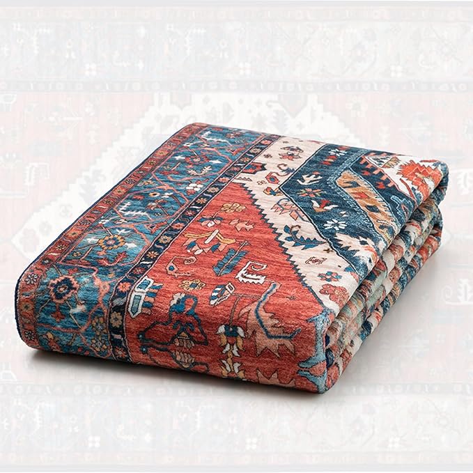SERISSA 3x7 Washable Non Slip Boho Runner Rug - Image 8