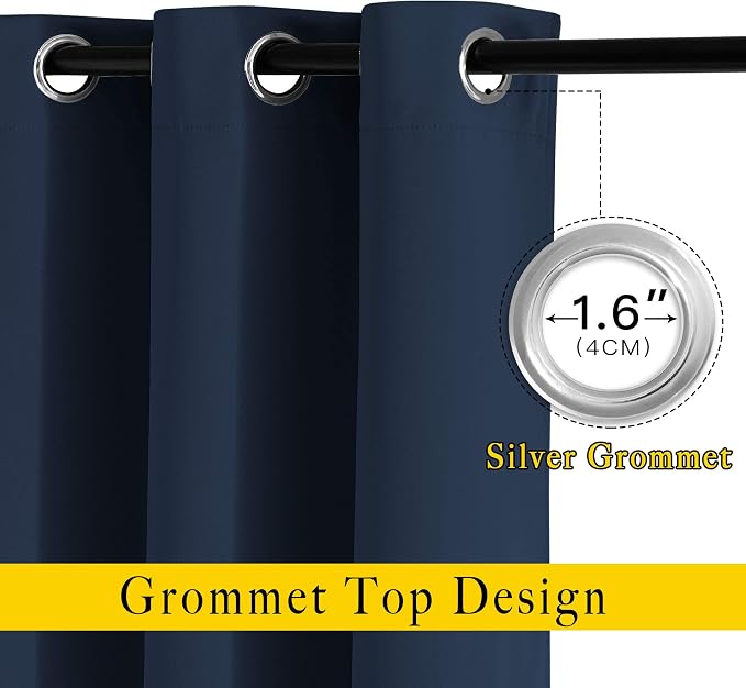 NICETOWN Blackout Curtain Panels 66 - Image 2