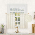 LAMIT Short Linen Curtains 36 Inch Length by LAMIT