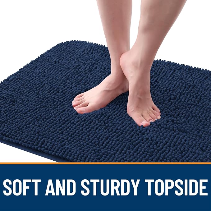 OLANLY Dog Door Mat for Muddy Paws 45x27, Super Absorbent Chenille Mud Mat | - Image 4