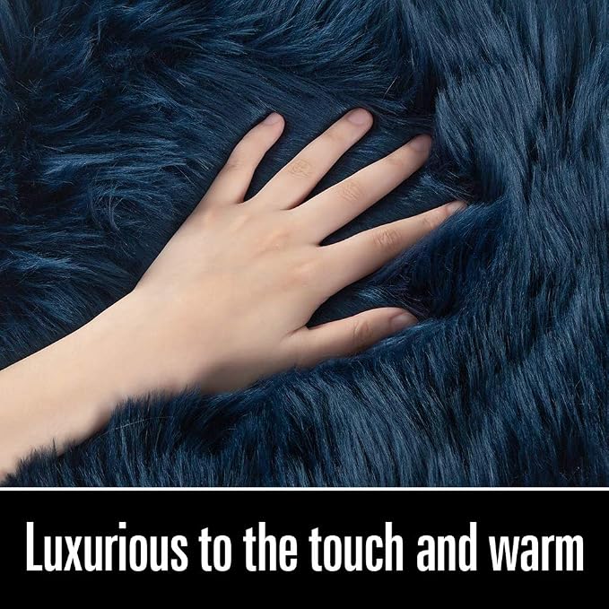 LOCHAS Soft Fluffy Faux Fur Rugs - Image 5