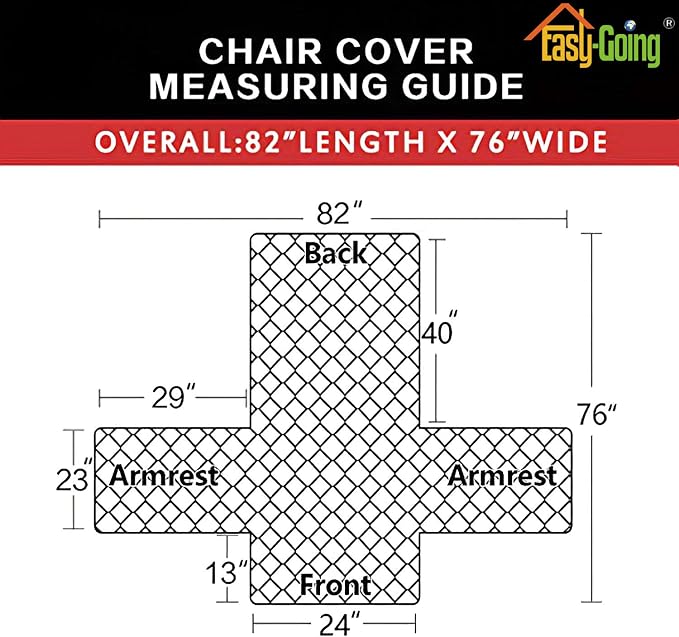 Easy-Going Reversible Couch Cover, Small Chair, Peacockblue/Beige | Machine - Image 6