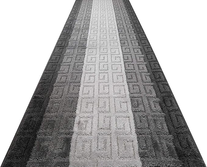 6 Ft Gray Hallway Runner Rug, Non Slip Washable, Kitchen & Entryway | 2'2" x 6 - Image 4