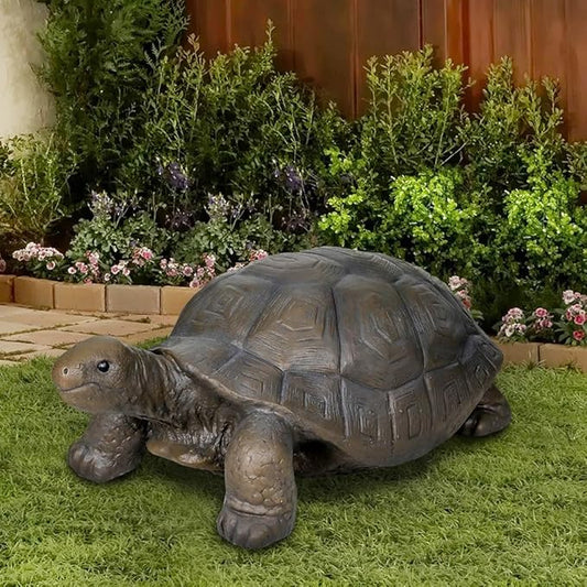 SKYFIRE Turtle Statues for Garden - 29.5' x 15.7' x 11.8' Fiber Reinforced Concrete Figurines, Garden Sculptures & Decor for Outdoors, Lawn, Yard - Outdoor Ornaments Gardening Gifts