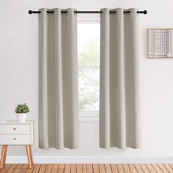 NICETOWN Blackout Curtains for Bedroom, 34 inches by 70 inches Long Curtains & by NICETOWN