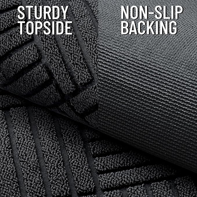 OLANLY Front Door Mat Outside Entrance 59x34, Waterproof Heavy-Duty Doormat | - Image 4
