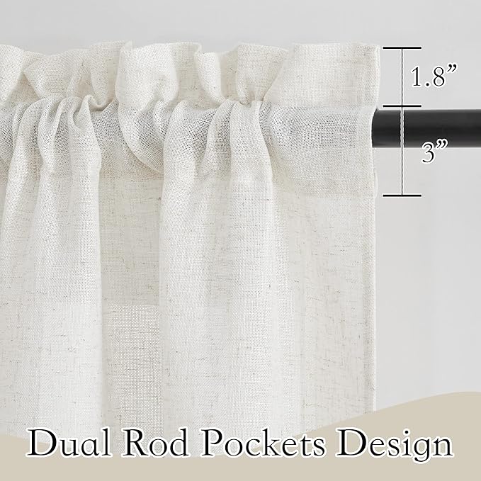 RYB HOME Window Topper Valances - Image 2