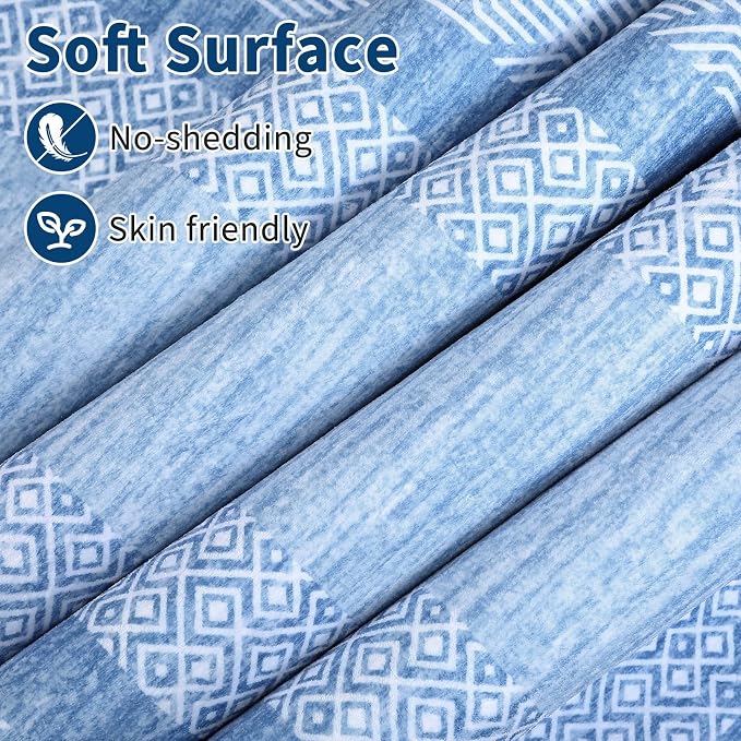 Washable 2.5x10 Kitchen Runner Rug, Easy Clean Geometri Rugs - Image 3
