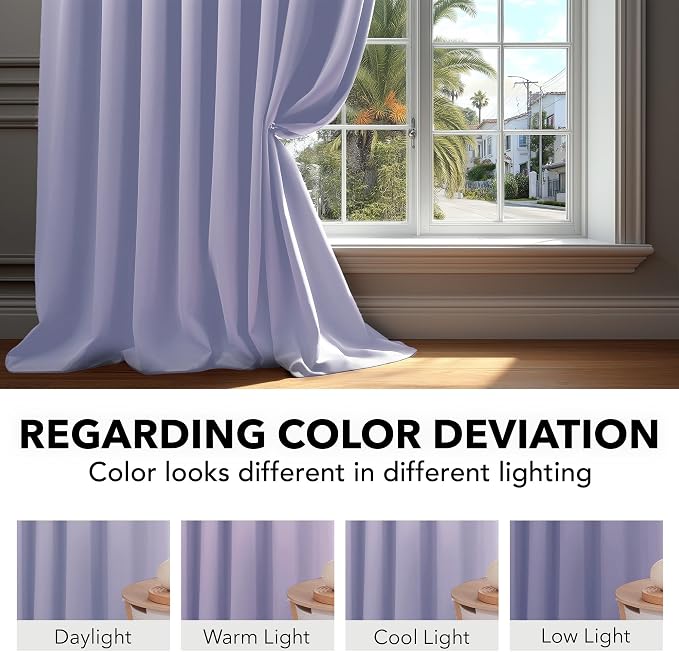 Deconovo Back Tab and Rod Pocket Blackout Curtains - Image 6