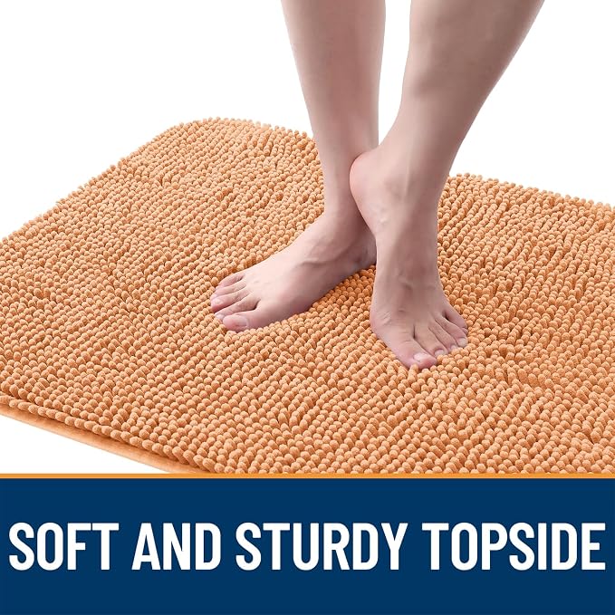 OLANLY Dog Door Mat for Muddy Paws 59x35, Super Absorbent Chenille Mud Mat | - Image 4