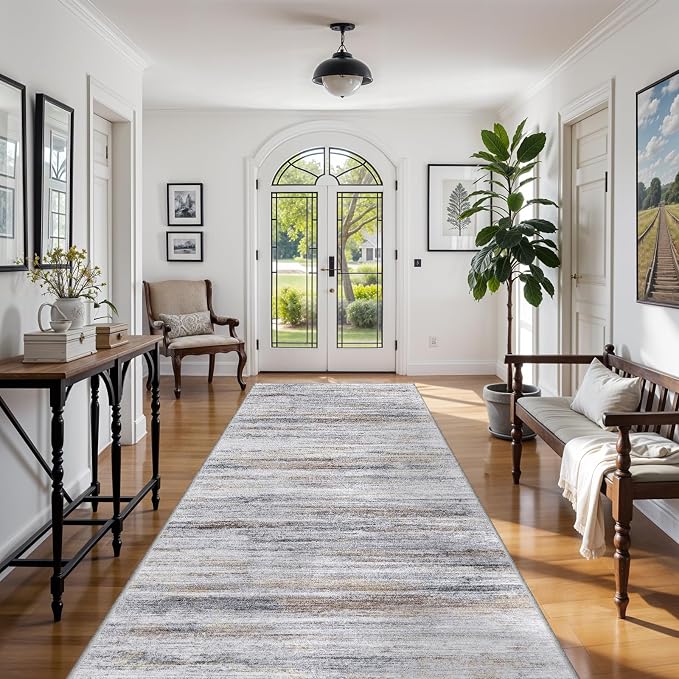 6x12 Runner Rug for Wide Hallway: Long Washable Area Rugs for Living Room - Image 2
