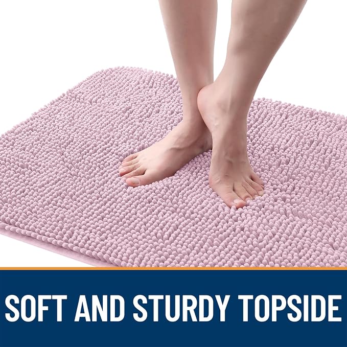 OLANLY Dog Door Mat for Muddy Paws 40x24, Super Absorbent Chenille Mud Mat | - Image 4