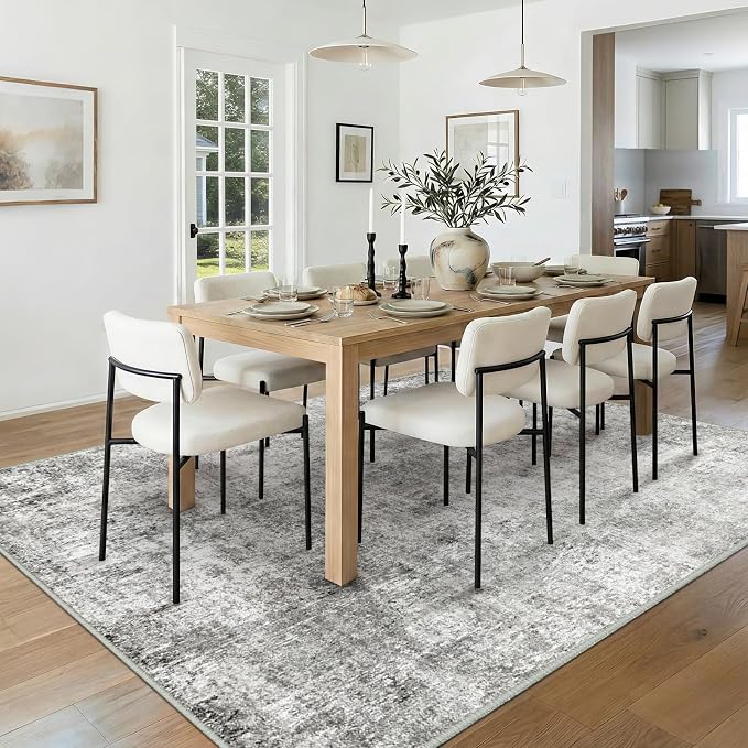 RELEANY Washable 6'x9' Abstract Area Rug - Image 3