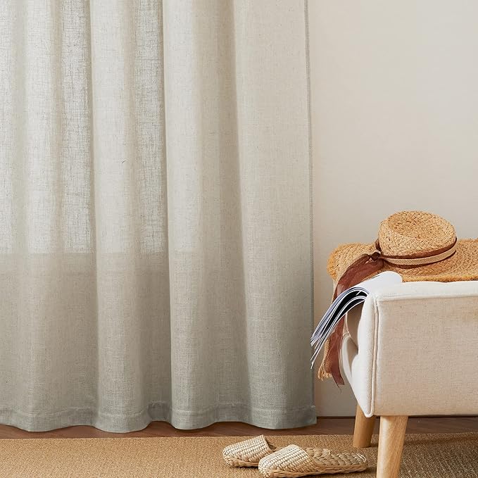 RYB HOME Sheer Curtains for Cafe - Image 6