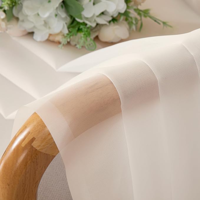 Sheer Curtains 54 inches Long 2 Panles - Image 5