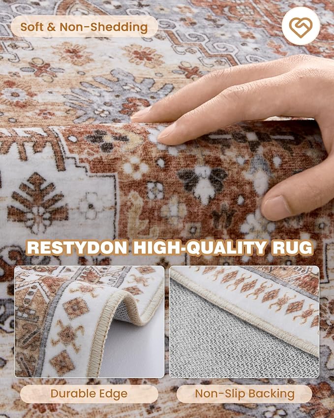 Runners for Hallway 12ft, Non-Slip Long Bathroom Rugs, Living Room, Soft - Image 7