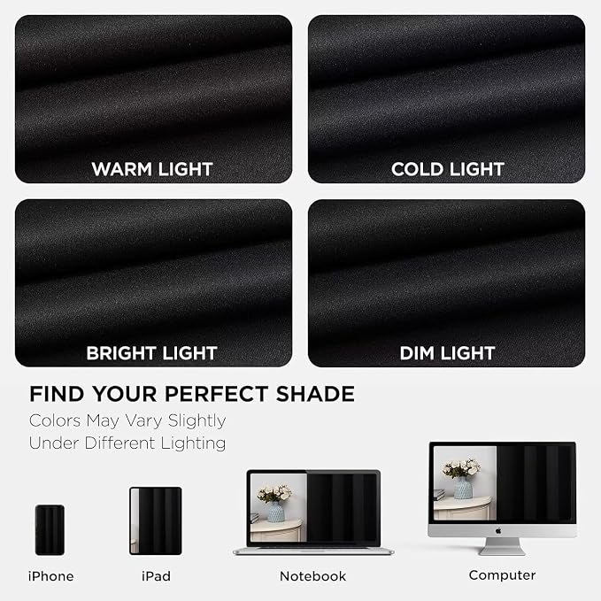 Joydeco Blackout Curtains for Bedroom 95 Inch, Noise Reducing Energy Saving - Image 8