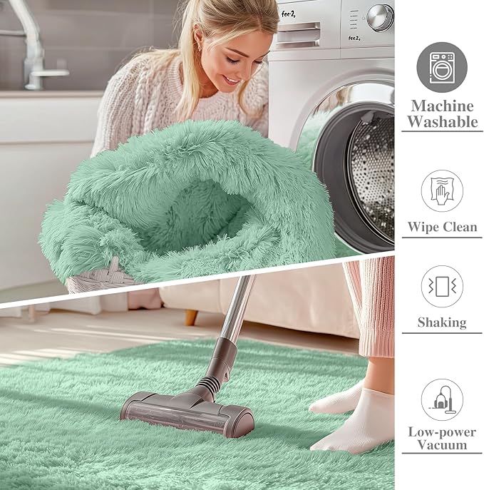 OLANLY 2x4 Machine Washable Runner Rugs - Image 2