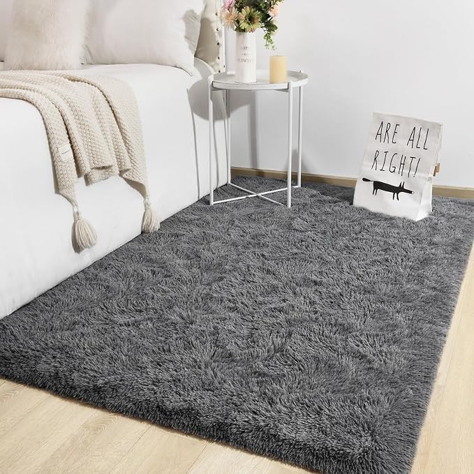 TWINNIS Super Soft Shaggy Rugs Fluffy Carpets, 5x8 Feet, Indoor Modern Plush - Image 7