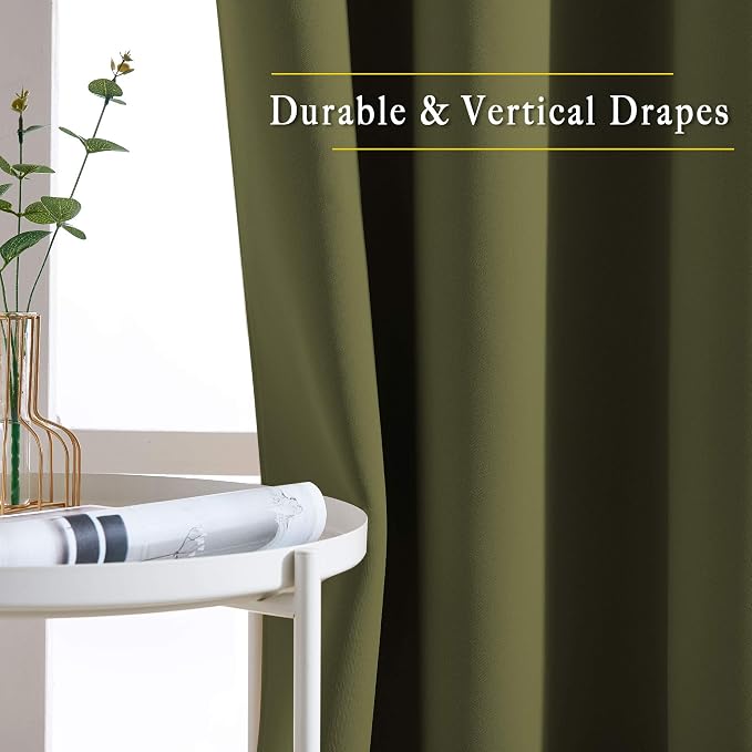 NICETOWN 84 inches Bedroom Curtains Panels - Image 3