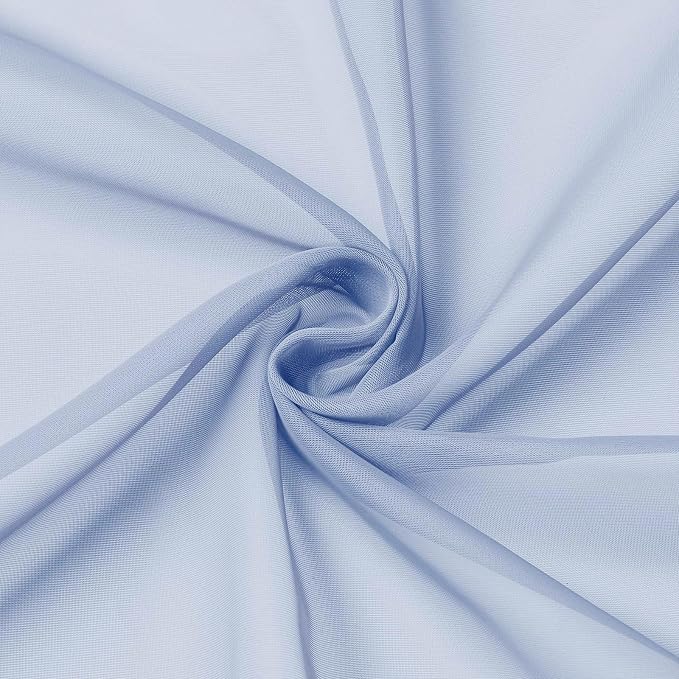 OWENIE Sheer Curtains 84 inches Long 2 Panels Set - Image 9