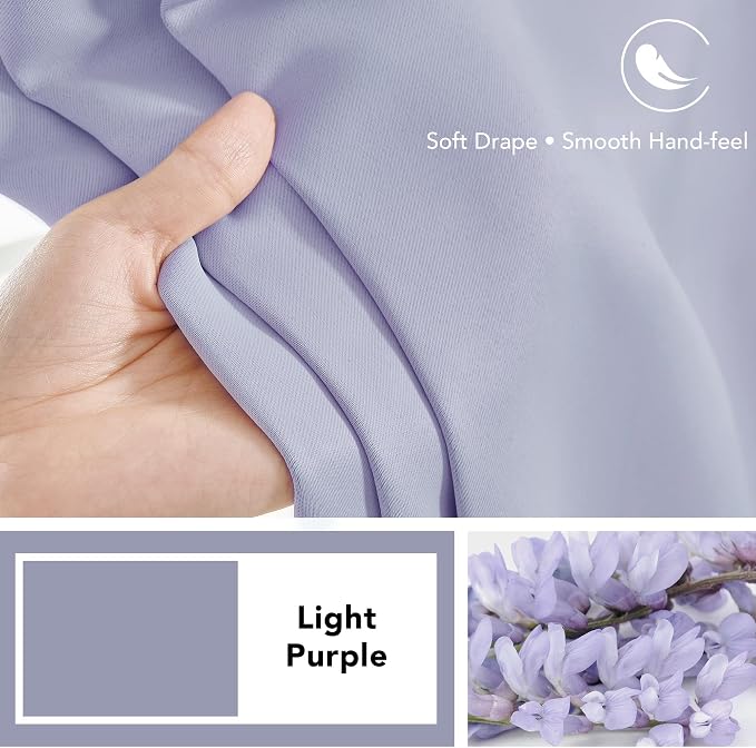Deconovo Rod Pocket and Back Tab Blackout Curtains - Image 7