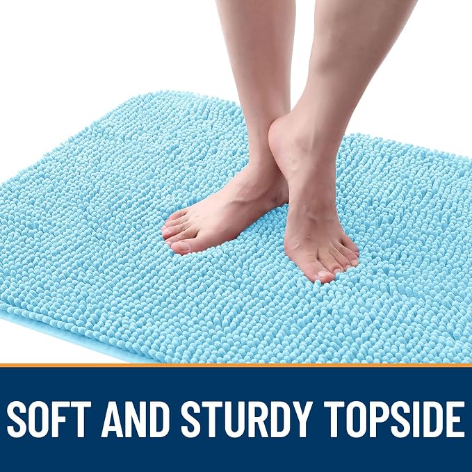OLANLY Dog Door Mat for Muddy Paws 36x24, Super Absorbent Chenille Mud Mat | - Image 4