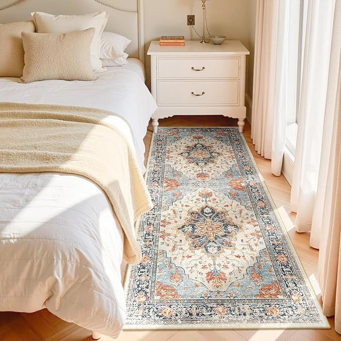 RELEANY Washable Area Rug, Runner 3'x6', Water Repellent, Pet Friendly - Image 2