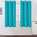 LEMOMO Teal Blackout Curtains 40 x 63 Inch Length/Set of 2 Curtain by Lemomo