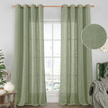 LAMIT Living Room Linen Curtains 95 Inch by LAMIT