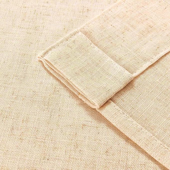 Joydeco Linen Curtains 84 Inch Length 2 Panel Sets, Light Filtering Curtains - Image 5