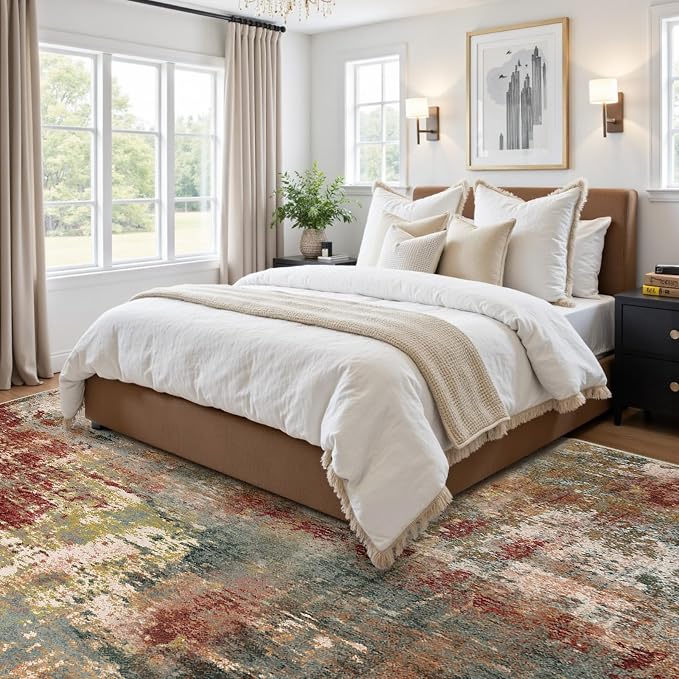 RELEANY Washable Square 6'x6' Area Rug - Image 7