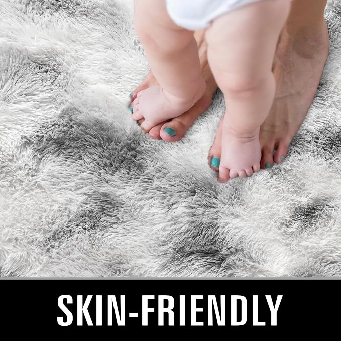TWINNIS Super Soft Shaggy Rugs Fluffy Carpets 9x11 Feet, Indoor Modern Plush - Image 3