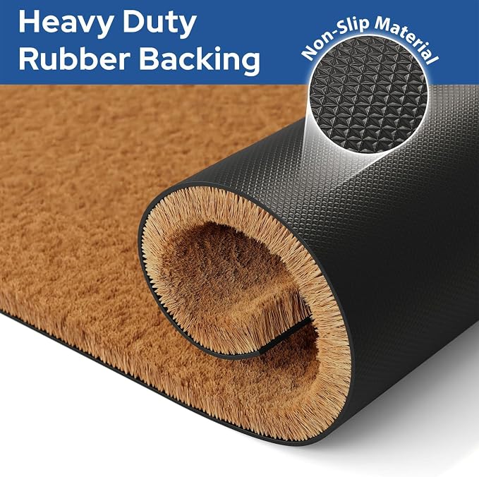 Barnyard Designs Natural Coco Coir Heavy Duty Backing Doormat - Image 7