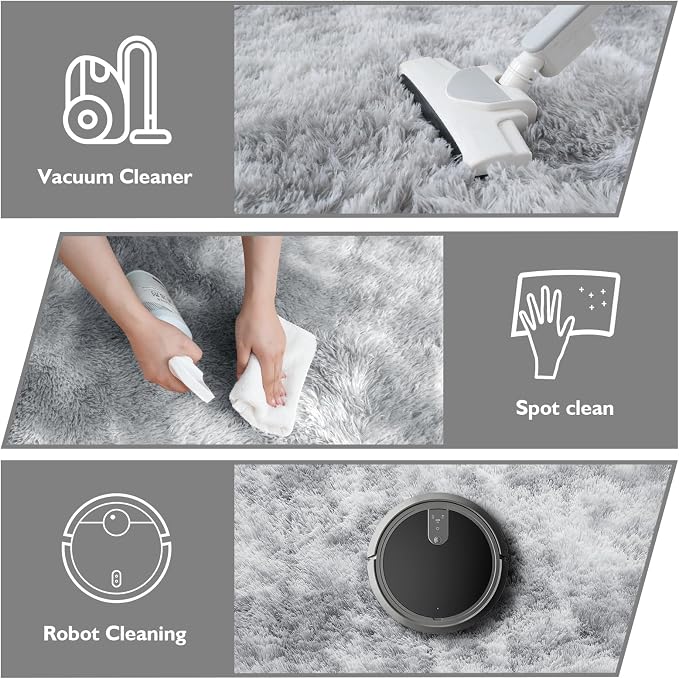 Ultra Soft Fluffy Area Rugs for Bedroom Living Room 10x14, Nursery Rug - Image 4