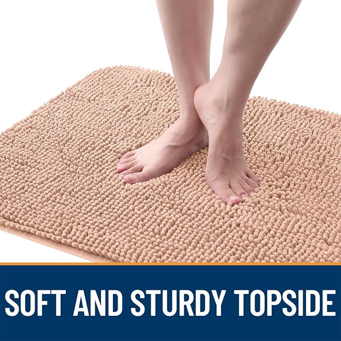 OLANLY Dog Door Mat for Muddy Paws 34x21, Super Absorbent Chenille Mud Mat | - Image 4