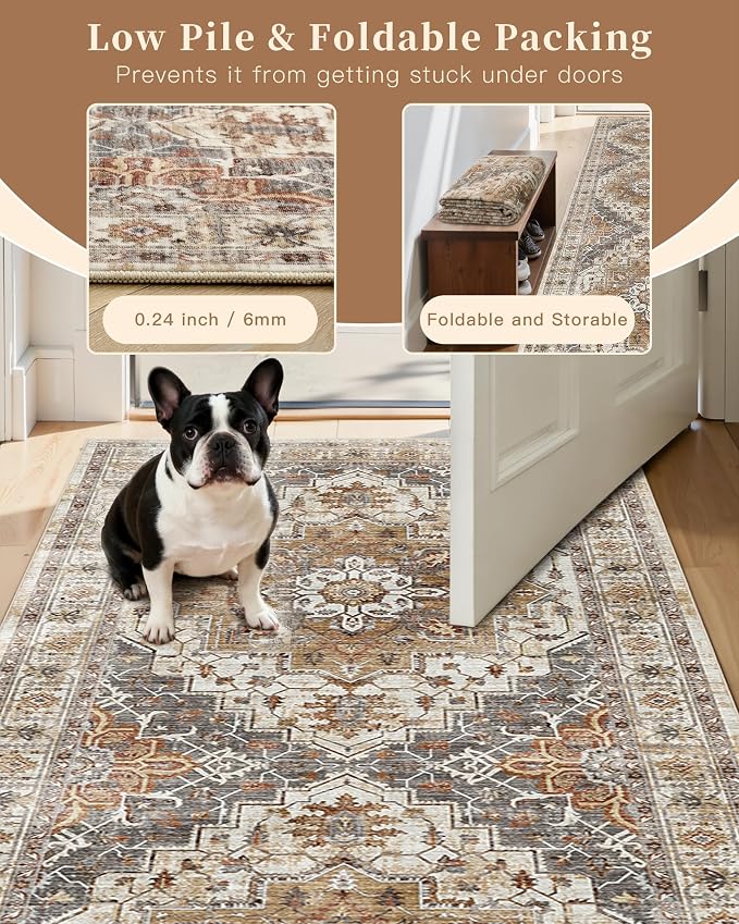 Madane Kitchen Runner 2'6''x8' Soft Rug Runners - Image 6