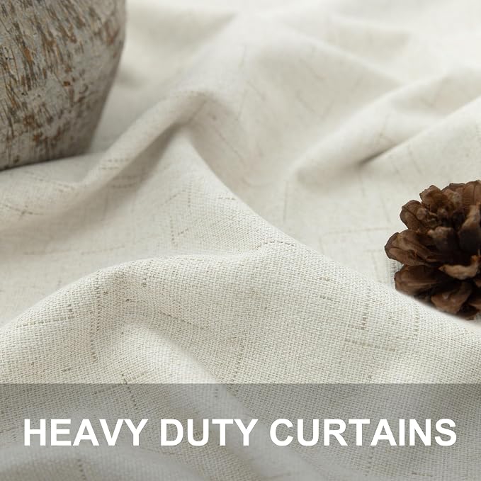 Pitalk Modern Farmhouse Curtains - Image 3