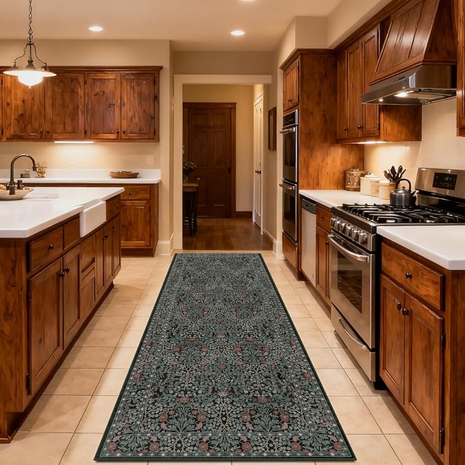 Washable 2' x 6' Runners for Hallways, Non Slip Long Floor Runner for Kitchen - Image 4