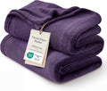Bedsure GentleSoft Fleece Bed Blankets Large Size Purple by Unknown