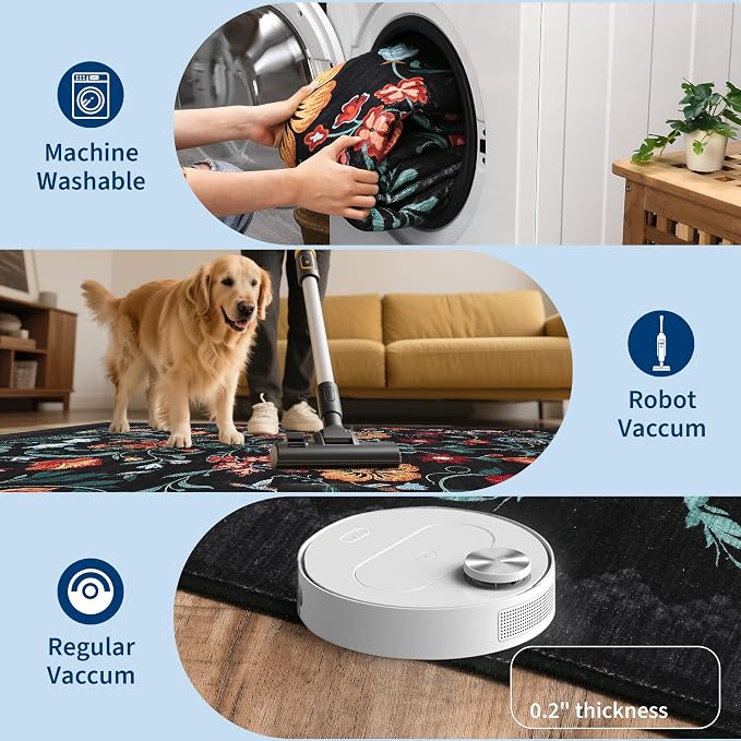 GarveeHome Floral Rug 2x6 Runners - Image 5