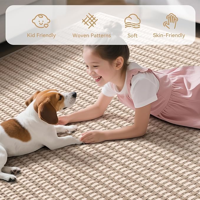 YDKGL 2x3 ft Indoor Door Mat Entryway Rug Non Slip Woven Washable Area Rugs - Image 3