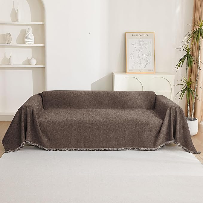 MYSKY HOME Couch Covers for 3 Cushion Couch Sofa, Sectional Couch Cover L Shape - Image 8