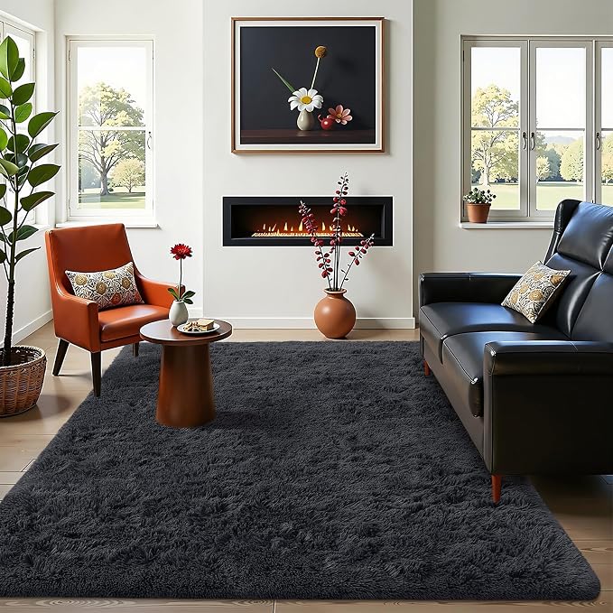 OLANLY 4x11 Area Rugs for Living Room Bedroom, Machine Washable Soft Fluffy - Image 6