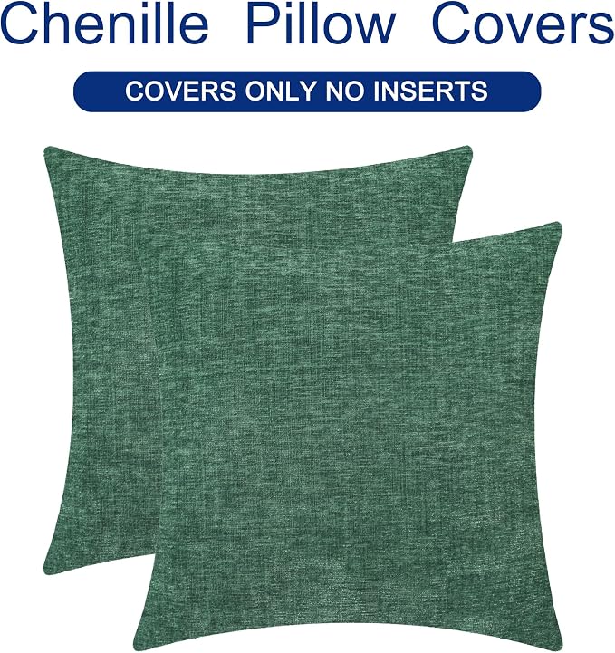 CaliTime Christmas Throw Pillow Covers Decorative 24 X 24 Inches Pack of 2 Cozy - Image 6